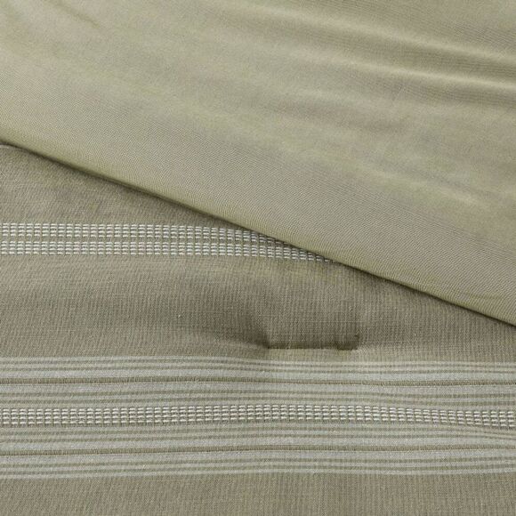 Threshold -  Comforter Set Cotton Lightweight, Moss G Green/White - Picture 4 of 4